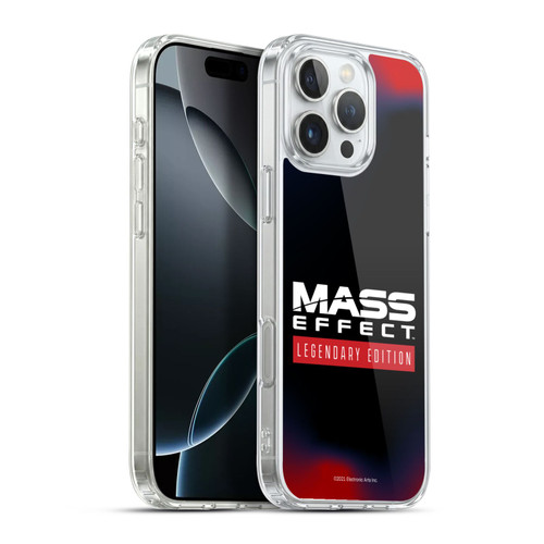 EA Bioware Mass Effect Legendary Graphics Logo Soft Gel Case for Apple iPhone 16 Pro Max