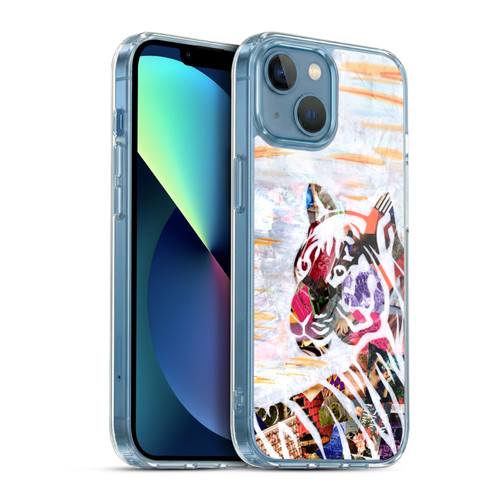Artpoptart Animals Tiger Soft Gel Case for Apple iPhone 13 Mini & MagSafe