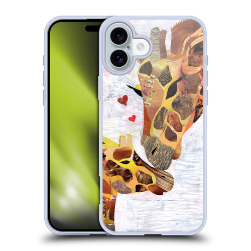 Artpoptart Animals Sweet Giraffes Soft Gel Case for Apple iPhone 16 Plus