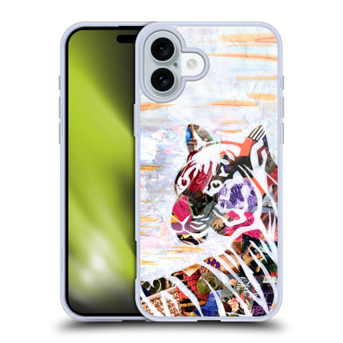 Artpoptart Animals Tiger Soft Gel Case for Apple iPhone 16 Plus