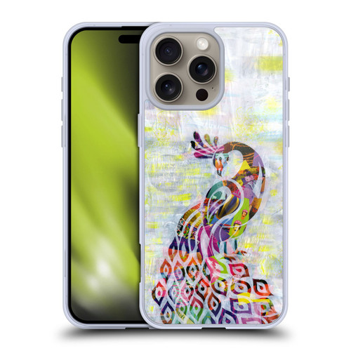 Artpoptart Animals Peacock Soft Gel Case for Apple iPhone 16 Pro Max