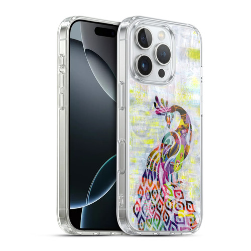 Artpoptart Animals Peacock Soft Gel Case for Apple iPhone 16 Pro & MagSafe