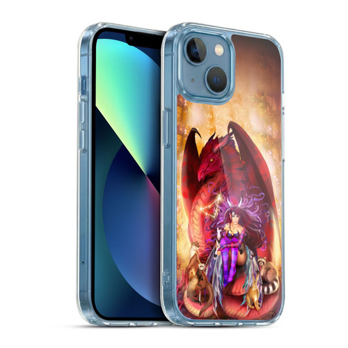 Ruth Thompson Dragons Capricorn Soft Gel Case for Apple iPhone 13 Mini & MagSafe