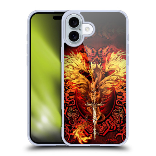 Ruth Thompson Dragons Flameblade Soft Gel Case for Apple iPhone 16 Plus