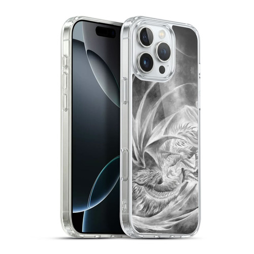 Ruth Thompson Dragons Silver Ice Soft Gel Case for Apple iPhone 16 Pro Max & MagSafe