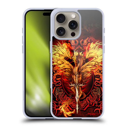 Ruth Thompson Dragons Flameblade Soft Gel Case for Apple iPhone 16 Pro Max