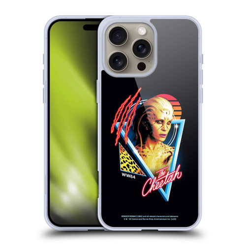 Wonder Woman 1984 80's Graphics The Cheetah Soft Gel Case for Apple iPhone 16 Pro Max