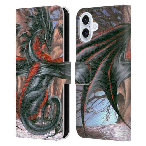 Ruth Thompson Dragons Malice Leather Book Wallet Case Cover For Apple iPhone 16 Plus