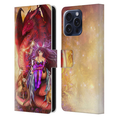 Ruth Thompson Dragons Capricorn Leather Book Wallet Case Cover For Apple iPhone 16 Pro Max
