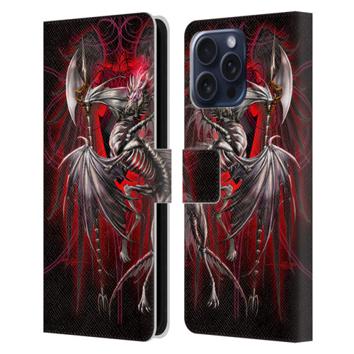 Ruth Thompson Dragons Lichblade Leather Book Wallet Case Cover For Apple iPhone 16 Pro Max