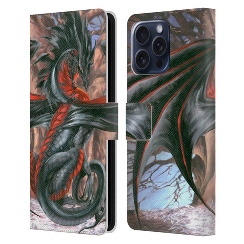 Ruth Thompson Dragons Malice Leather Book Wallet Case Cover For Apple iPhone 16 Pro Max