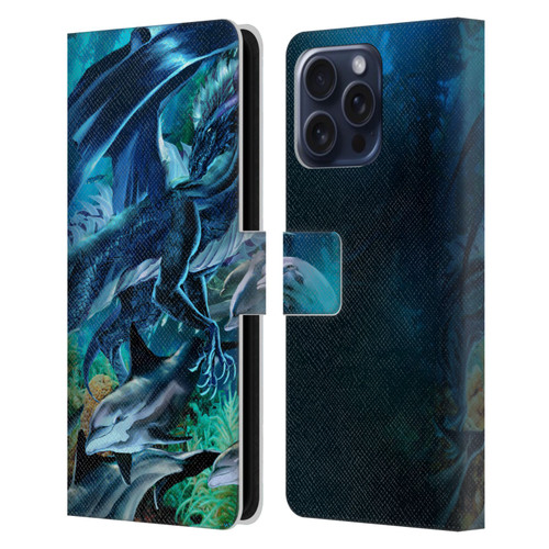 Ruth Thompson Dragons Sea Frolic Leather Book Wallet Case Cover For Apple iPhone 16 Pro Max