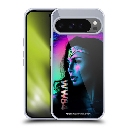 Wonder Woman 1984 80's Graphics Glitch Soft Gel Case for Google Pixel 9 Pro XL