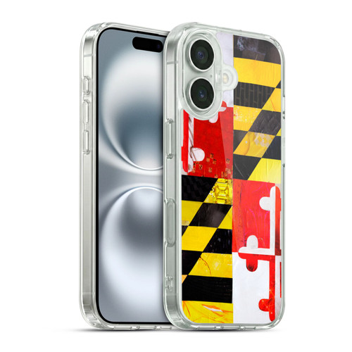 Artpoptart Flags Maryland Soft Gel Case for Apple iPhone 16 & MagSafe