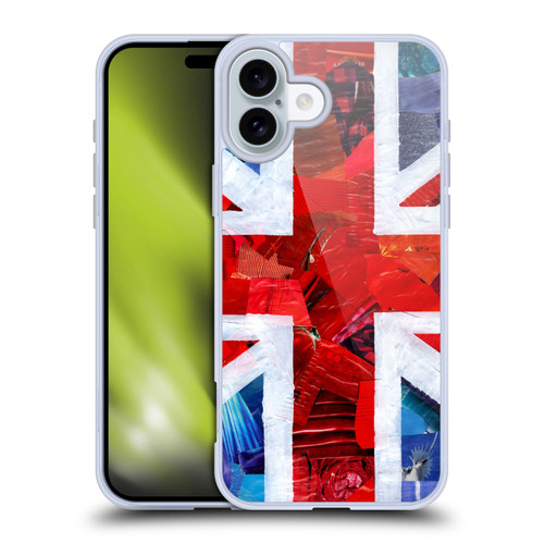 Artpoptart Flags Union Jack Soft Gel Case for Apple iPhone 16 Plus & MagSafe
