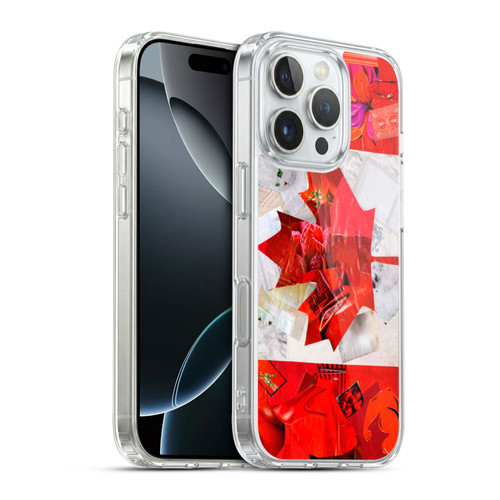 Artpoptart Flags Canada Soft Gel Case for Apple iPhone 16 Pro & MagSafe