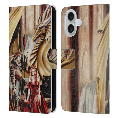 Ruth Thompson Dragons 2 Gathering Leather Book Wallet Case Cover For Apple iPhone 16