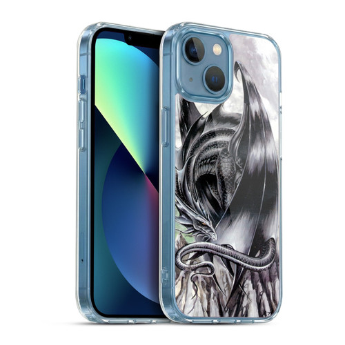 Ruth Thompson Dragons 2 Morning Stretch Soft Gel Case for Apple iPhone 13 Mini & MagSafe