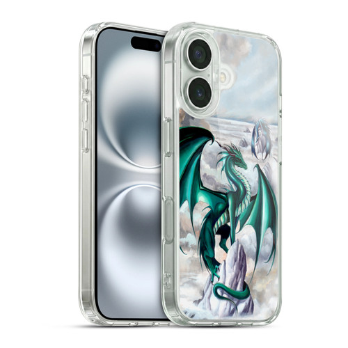 Ruth Thompson Dragons 2 Green Soft Gel Case for Apple iPhone 16 & MagSafe