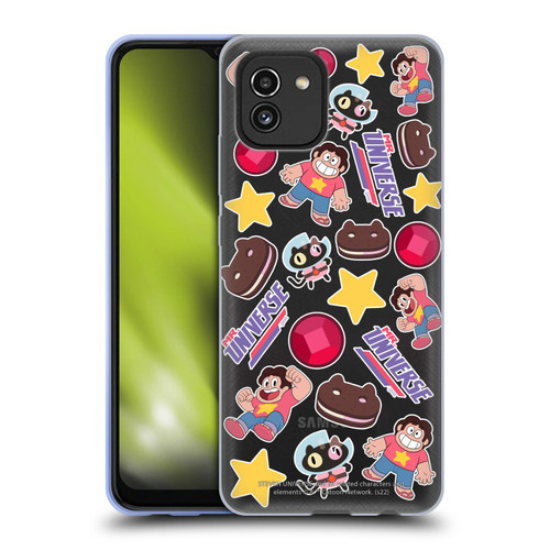 Steven Universe Graphics Icons Soft Gel Case for Samsung Galaxy A03 (2021)