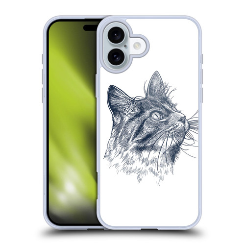 Rachel Caldwell Animals 3 Cat Soft Gel Case for Apple iPhone 16 Plus