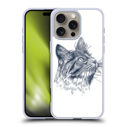 Rachel Caldwell Animals 3 Cat Soft Gel Case for Apple iPhone 16 Pro Max