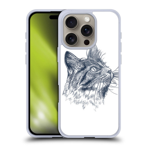 Rachel Caldwell Animals 3 Cat Soft Gel Case for Apple iPhone 16 Pro