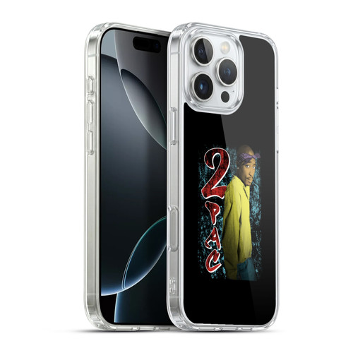 Tupac Shakur Key Art Vintage Soft Gel Case for Apple iPhone 16 Pro Max