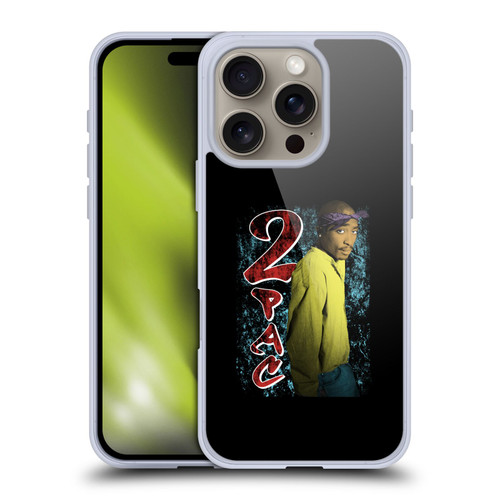 Tupac Shakur Key Art Vintage Soft Gel Case for Apple iPhone 16 Pro