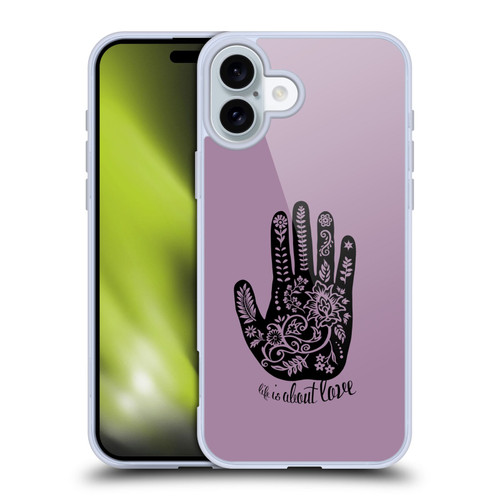 Rachel Caldwell Illustrations About Love Soft Gel Case for Apple iPhone 16 Plus