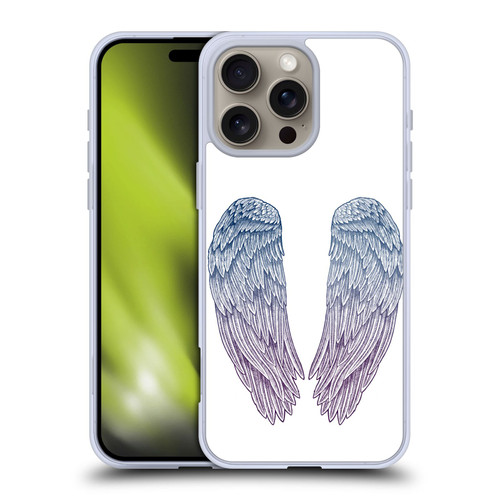 Rachel Caldwell Illustrations Angel Wings Soft Gel Case for Apple iPhone 16 Pro Max
