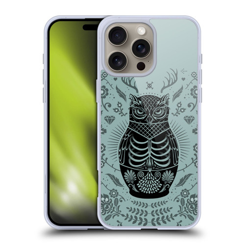 Rachel Caldwell Illustrations Owl Doll Soft Gel Case for Apple iPhone 16 Pro Max