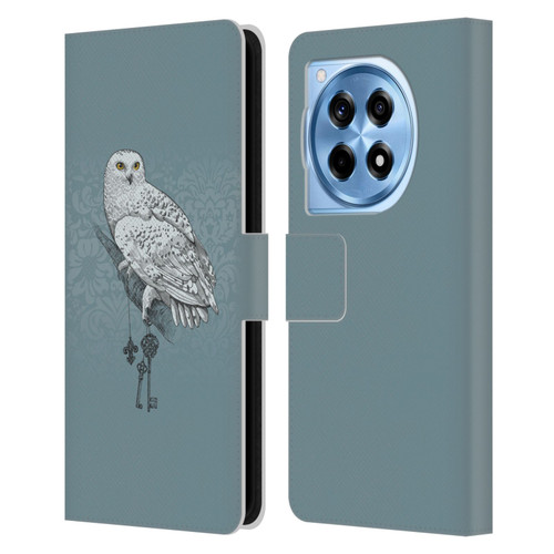 Rachel Caldwell Illustrations Key Holder Leather Book Wallet Case Cover For OnePlus 12R