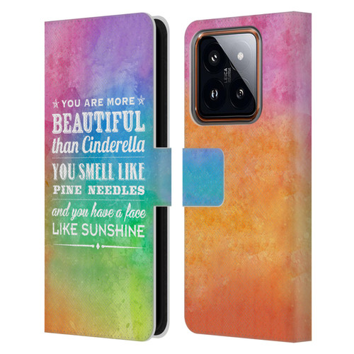 Rachel Caldwell Illustrations You Are More Leather Book Wallet Case Cover For Xiaomi 14