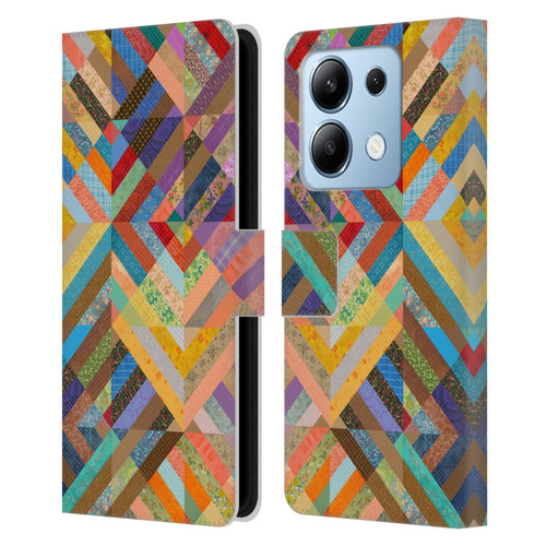 Rachel Caldwell Patterns Superst Leather Book Wallet Case Cover For Xiaomi Redmi Note 13/13 Pro 5G