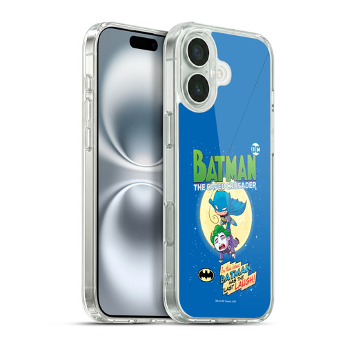 Super Friends DC Comics Toddlers Comic Covers Batman Soft Gel Case for Apple iPhone 16 Plus & MagSafe