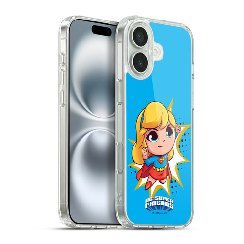 Super Friends DC Comics Toddlers 1 Supergirl Soft Gel Case for Apple iPhone 16 Plus & MagSafe