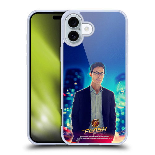 The Flash TV Series Character Art Harrison Wells Soft Gel Case for Apple iPhone 16 Plus & MagSafe