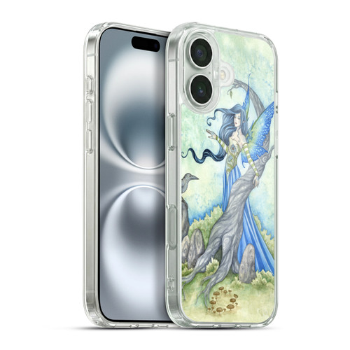 Amy Brown Elemental Series Night Fairy Soft Gel Case for Apple iPhone 16 Plus & MagSafe
