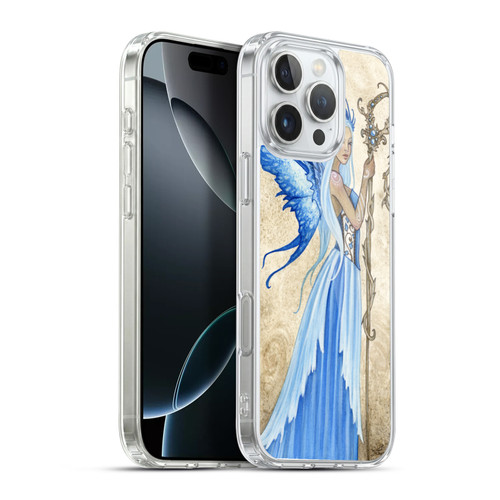 Amy Brown Elemental Series Blue Goddess Soft Gel Case for Apple iPhone 16 Pro Max & MagSafe