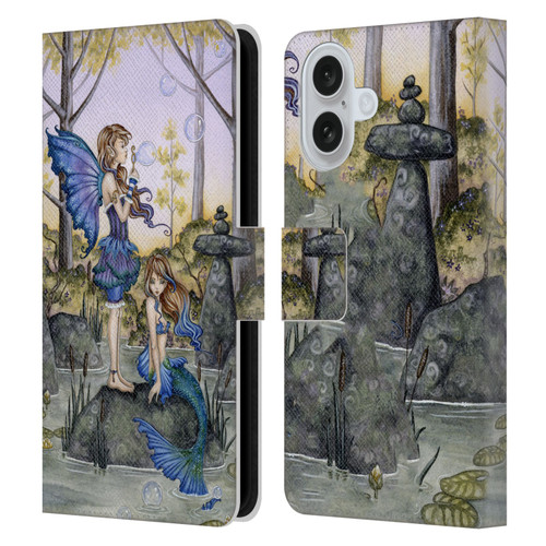 Amy Brown Folklore Cousins Leather Book Wallet Case Cover For Apple iPhone 16