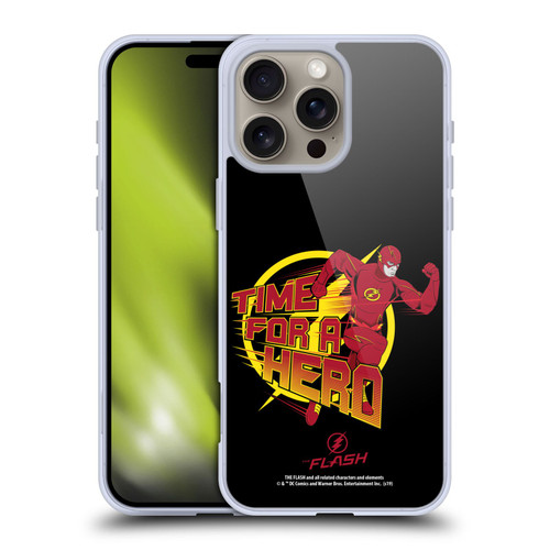 The Flash TV Series Graphics Barry Hero Soft Gel Case for Apple iPhone 16 Pro Max & MagSafe