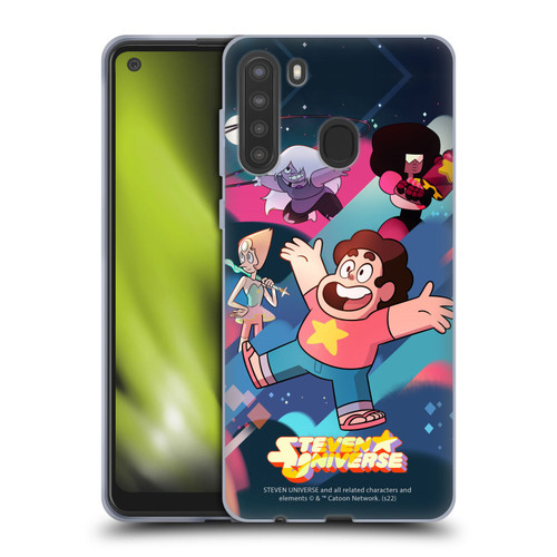 Steven Universe Graphics Characters Soft Gel Case for Samsung Galaxy A21 (2020)