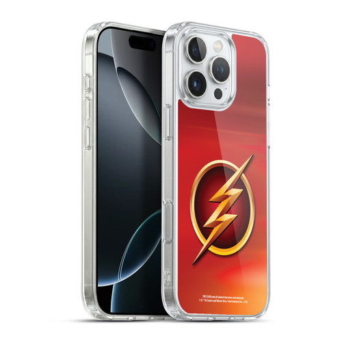 The Flash TV Series Logos Red Soft Gel Case for Apple iPhone 16 Pro Max & MagSafe