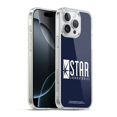 The Flash TV Series Logos Star Labs Soft Gel Case for Apple iPhone 16 Pro Max & MagSafe
