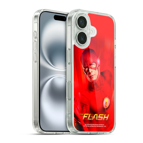The Flash TV Series Poster Barry Red Soft Gel Case for Apple iPhone 16