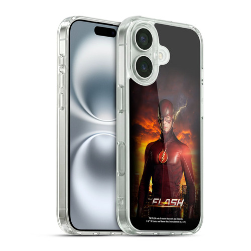 The Flash TV Series Poster Barry Stand Pose Soft Gel Case for Apple iPhone 16