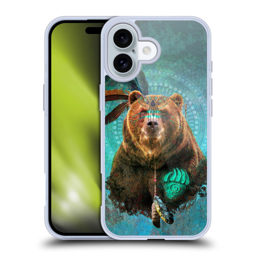 Jena DellaGrottaglia Animals Bear Soft Gel Case for Apple iPhone 16 & MagSafe
