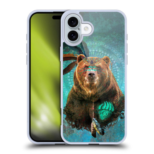 Jena DellaGrottaglia Animals Bear Soft Gel Case for Apple iPhone 16 Plus & MagSafe