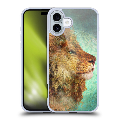 Jena DellaGrottaglia Animals Lion Soft Gel Case for Apple iPhone 16 Plus & MagSafe